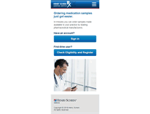 Tablet Screenshot of henryscheinrxsamples.com
